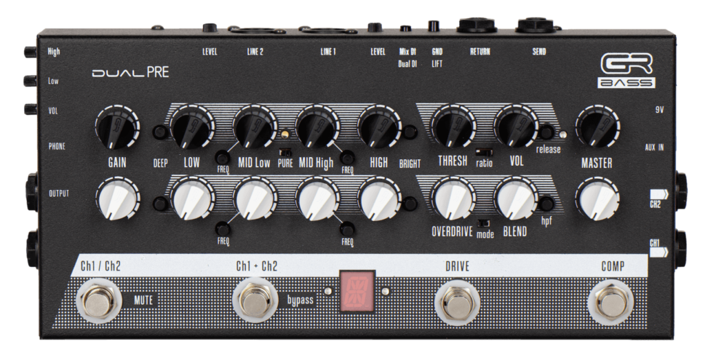 GR Bass Dual Preamp Bass Gear Direct