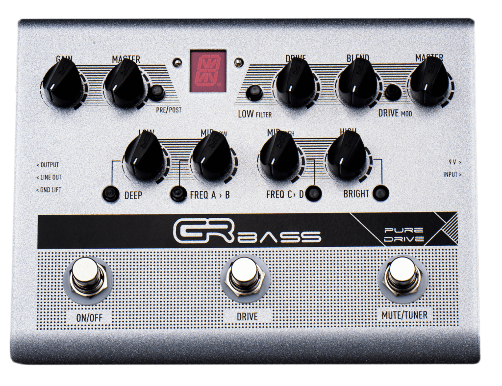 GR Bass Pure Drive Pedal Bass Gear Direct